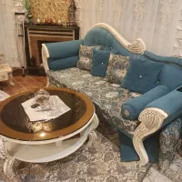 مبل کلاسیک 9نفره همراه میز نهار خوری شش نفره ست