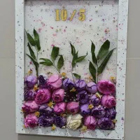 تابلو گل جاودان تابلو نوزاد تابلو یادبود رزینی