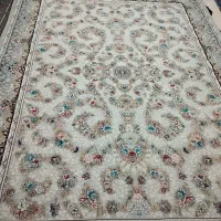 یک جفت فرش 9متری نخ پنبه سفارشی بافت