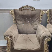 مبل ۷ نفره صحیح و سالم|مبلمان خانگی و میز عسلی|محمدیه-قزوین, |دیوار