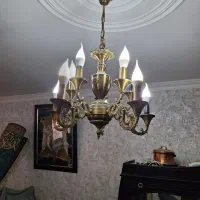 لوستر برنجی|لوستر و چراغ آویز|اراک, |دیوار