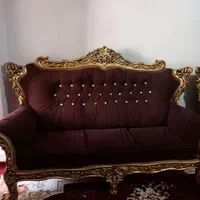 مبل سلطنتی ۷ نفره تمیز و سالم وغیر...|مبلمان خانگی و میز عسلی|تهران, گلستان (شهرک راه آهن)|دیوار