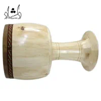 یک عدد تمبک چوبی آکبند همراه کاور