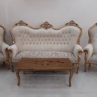 سه دست مبلمان استیل ۹نفره کاملا نو مناسب جهیزیه