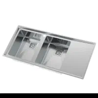 سینک تو کار دو قلو چپ