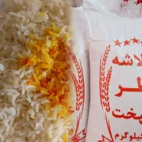 برنج سر لاشه خوشبخت ایرانی و برنج غزال  پاکستانی