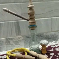 قلیون تنه چوبی ،تغریبا نو