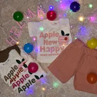 تیشرت شلوارک طرح اپل