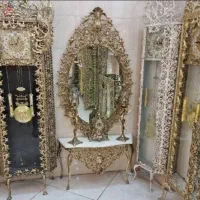 خرید فروش آینه شمعدان ساعت گنجینه برنز قیمت خوب