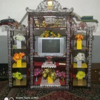 کمد تلویزیون آهنی مدل سلطنتی سه تیکه|میز تلویزیون|میرجاوه, |دیوار