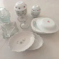 بشقاب کاسه قاشق حراج