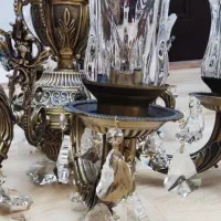 لوستر برنزی ۶ شاخه|لوستر و چراغ آویز|تهران, بهار|دیوار