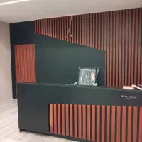 کتابخانه و درب ام دی آف و دیوارکوب ها