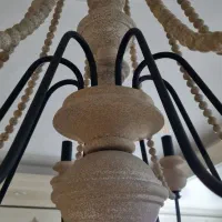 لوستر ۸ شاخه مدل روستیک|لوستر و چراغ آویز|تهران, خزانه|دیوار