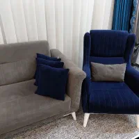 مبل ۱۲ نفره و صندلی اپن جکدار و میزتلویزیون|مبلمان خانگی و میز عسلی|قم, انسجام|دیوار