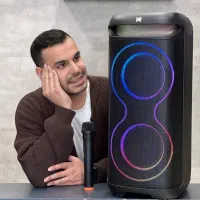 مناسب زیر۱۵۰متر اسپیکر برقی پارتی باکس شارژی خانگی