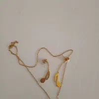 نیم ست گوشواره گردنبند  بدلیجات