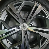 رینگکربن سایز ۱۶ دودی ورخ تراش با لاستیک چینی|قطعات یدکی و لوازم جانبی|عقدا, |دیوار