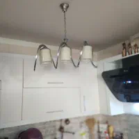 لوستر فانتزی فلزی شیک|لوستر و چراغ آویز|برخوار, |دیوار