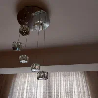 لوستر کریستالی، زیبا و شیک|لوستر و چراغ آویز|اصفهان, شهرک زاینده رود|دیوار