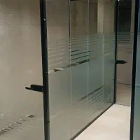 پارتیشن شیشه‌ای آماده نصب با فریم آلومینیوم|دفتر کار|تهران, میرداماد|دیوار