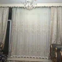 پرده خارجی ۳/۵ عرض در ۳ متر ارتفاع با تاج و ...