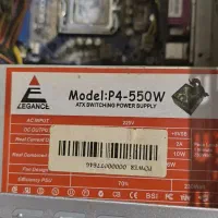 پاور کامپیوتر منبع تعزیه سیستم 550w