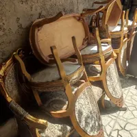 مبل سلطنتی چوبی|مبلمان خانگی و میز عسلی|پاکدشت, |دیوار