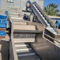 خط شستشو میوه و سبزیجات یک تن در ساعت