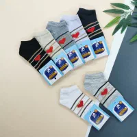 جوراب زنانه مچی طرح قلب پک 12 تایی