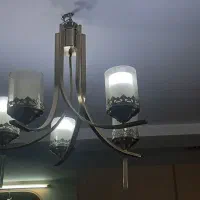 لوستر برنجی|لوستر و چراغ آویز|گلستان (تهران), |دیوار