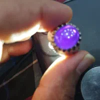 انگشتر نقره شاهکار لعل بدخشان