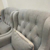 نیم ست مبل چستر چوب راش|مبلمان خانگی و میز عسلی|شاهینشهر, عطار|دیوار