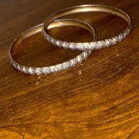 ۲عددالنگو نقره طلا16گرم برند اسماء سایز ۲|جواهرات|کرج, عظیمیه|دیوار