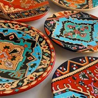 سفارش نقاشی های زیبا روی بشقاب دیوارکوب|تابلو، نقاشی، عکس|تهران, علم و صنعت|دیوار