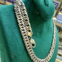 زنجیر نقره مردانه ایتالیایی