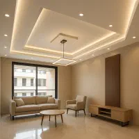 اجرای کناف،نقاشی،پارتیشن،لاین نوری،کاغذ