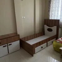 سرویس کامل تخت و کمد نوزاد و نوجوان وکیوم|تخت و سرویس خواب|شیراز, کاراندیش|دیوار