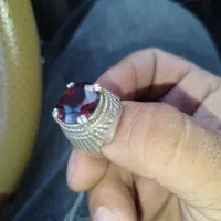 انگشتر دست ساز قدیمی یاقوت|جواهرات|قم, حاج زینل|دیوار