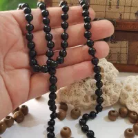 سنگ طبیعی سیاه براق اونیکس یا عقیق سیاه اصل