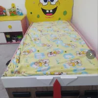 کمد و تخت نوجوان|تخت و سرویس خواب|بندر گناوه, |دیوار