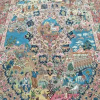 فروش جفت فرش ۹ متری کاشمر گل ابریشم|فرش|مشهد, امام رضا (ع)|دیوار