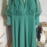 لباس مجلسی سبز شیک