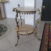 میز تلفن زخیم برنجی