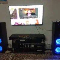 باند خانگی یک جفت با میکروفون و بلوتوث