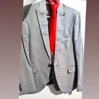 کت و شلوار  نو  با جلیقه و کروات