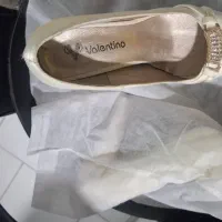 کفش سفید پاشنه ۹سانتی|کیف، کفش، کمربند|رشت, حمیدیان|دیوار