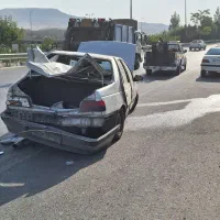 ۴۰۵ دوگانه سوز مدل ۱۳۸۸ تصادفی