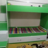 تخت دو طبقه تمام mdf بسیار مقاوم