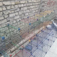 قفسه مغازه ۳طبقه نیم هرطبقه۶تا